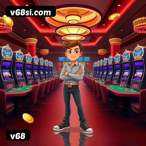 Streaming 4K no cassino ao vivo da v68